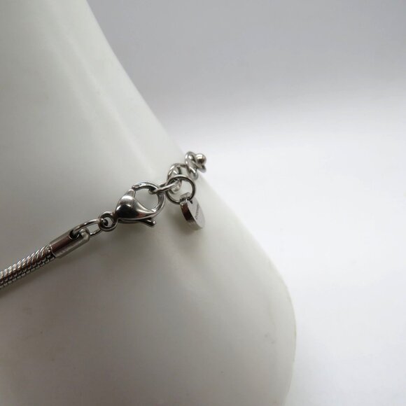 Brosway Bracelet Silver Tone Faceted Multi Color Beads Black Pink Green - Picture 5 of 16